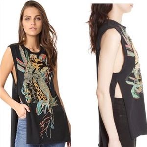Free people Jungle Bay Beaded Tank Top